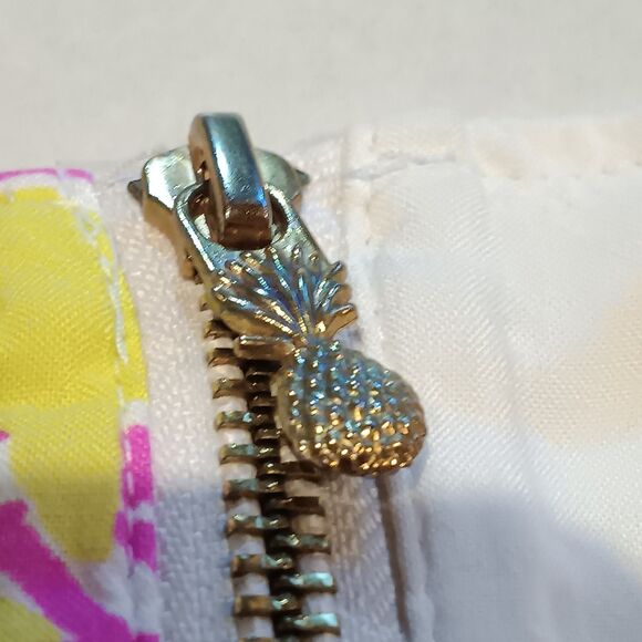 Lilly Pulitzer For Target Nosey Posey Babydoll Top-Small-Sleeveless-Exposed Zip - Picture 7 of 10